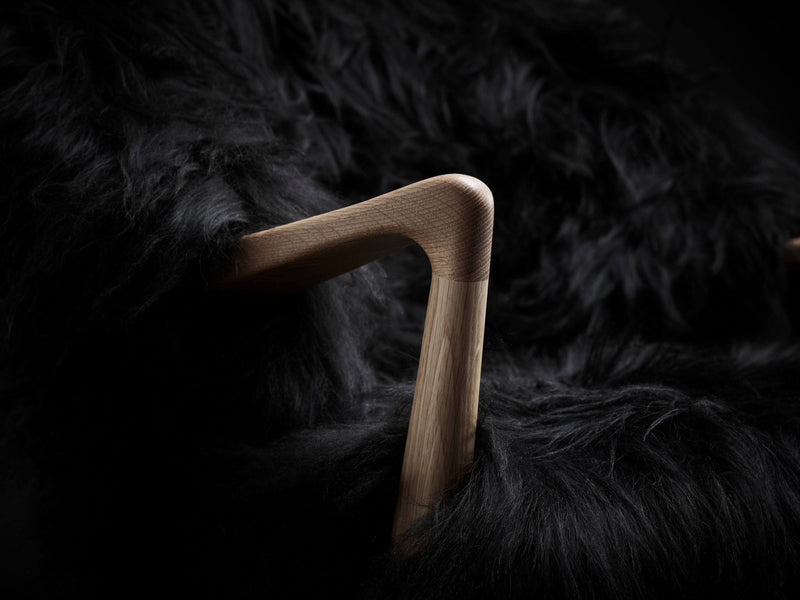 Fluffy Lounge Chair - Eikund - Chairs - White Oiled Oak - Natural White - HORNE