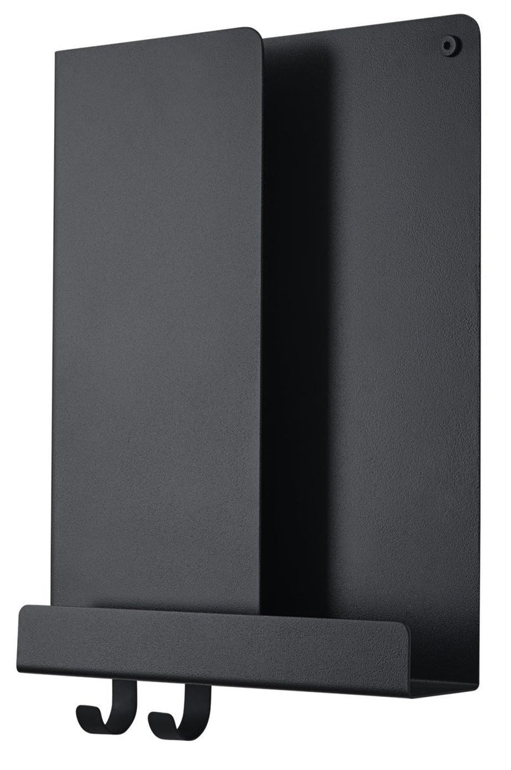 Folded Shelves - Muuto - Shelving - Tall - Black - HORNE