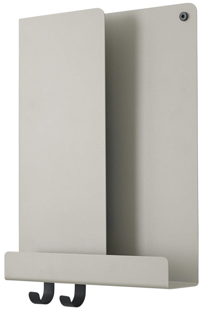 Folded Shelves - Muuto - Shelving - Tall - Grey - HORNE