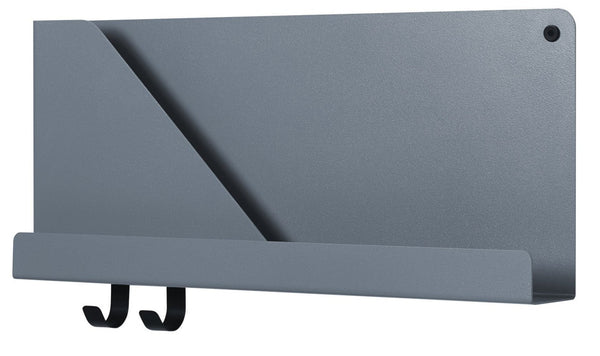 Folded Shelves - Muuto - Shelving - Small - Blue - Grey - HORNE