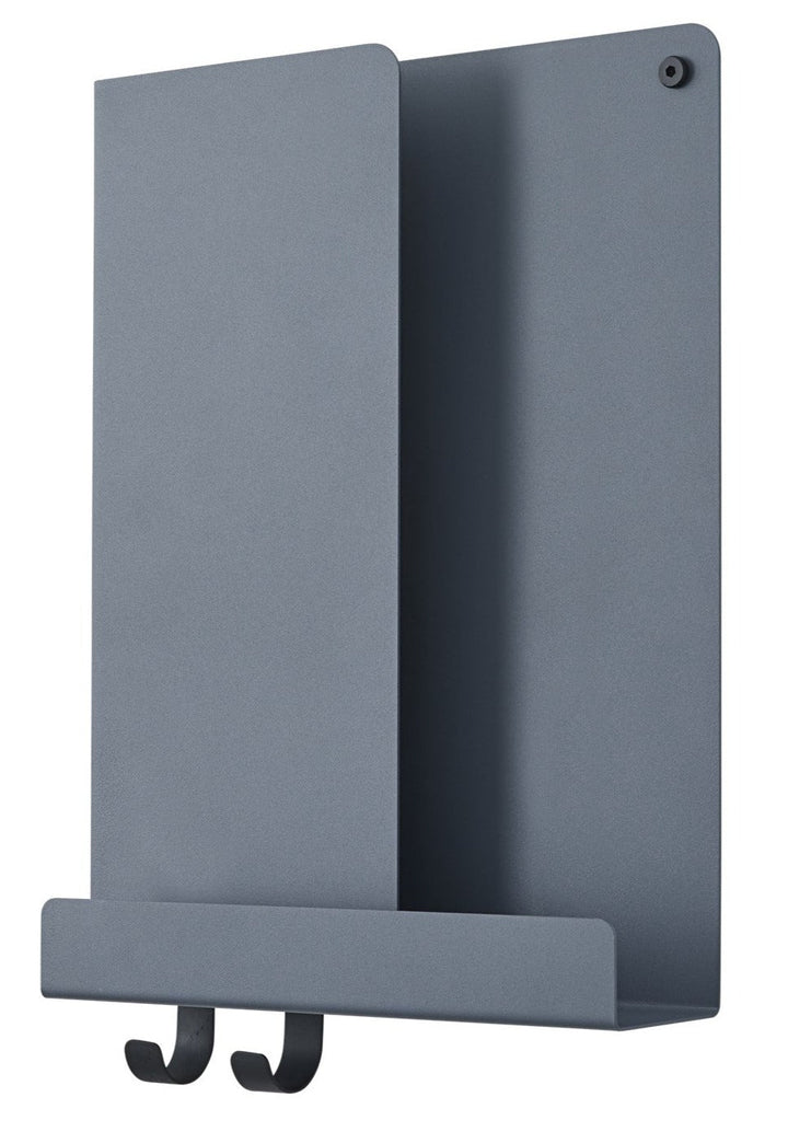 Folded Shelves - Muuto - Shelving - Tall - Blue - Grey - HORNE
