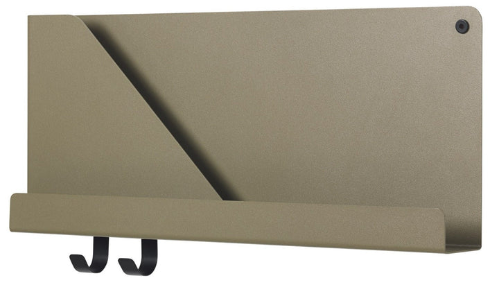 Folded Shelves - Muuto - Shelving - Small - Olive - HORNE