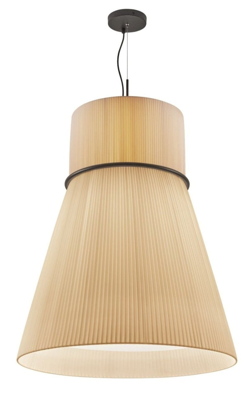 Folie S/70 Pendant Light - Bover - Pendants - Black Frame/ Cream Shade - HORNE