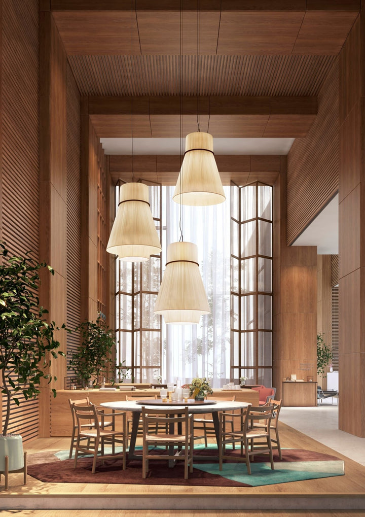 Folie S/70 Pendant Light - Bover - Pendants - Black Frame/ White Shade - HORNE