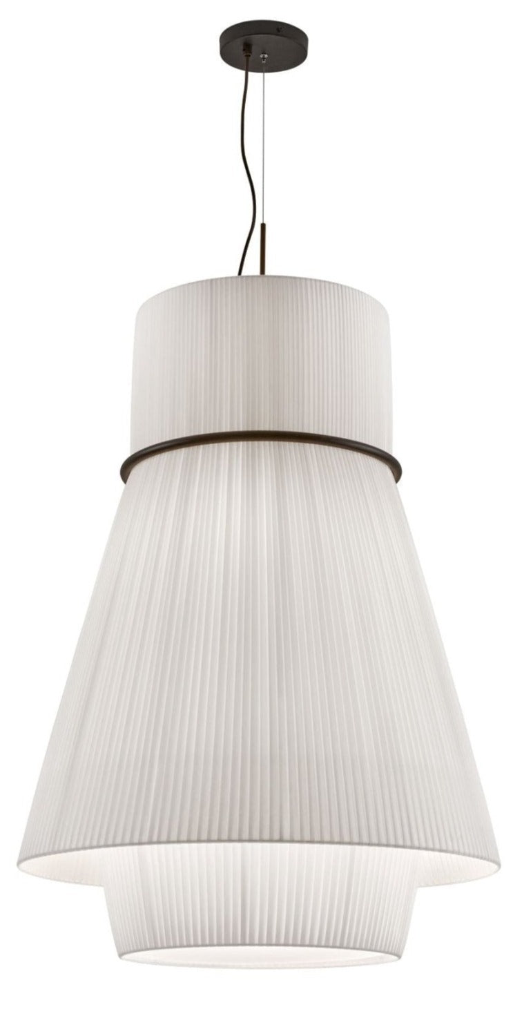 Folie S/70.2 Pendant Light - Bover - Pendants - Black Frame/ Cream Shade - HORNE