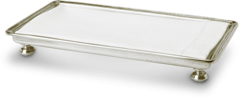 Footed Guest Towel Tray