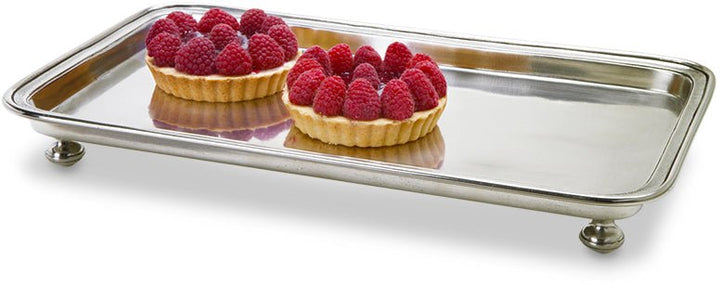 Footed Rectangular Service Tray