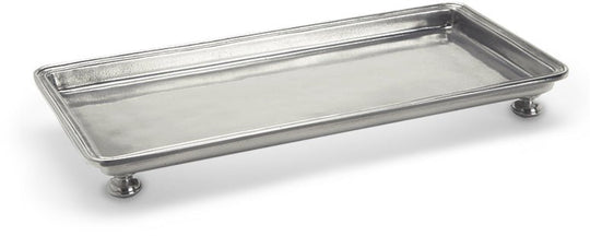 Footed Rectangular Vanity Tray