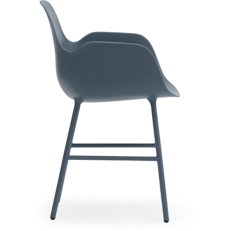 Form Armchair - Normann Copenhagen - Chairs - Black - Lacquered Steel - HORNE