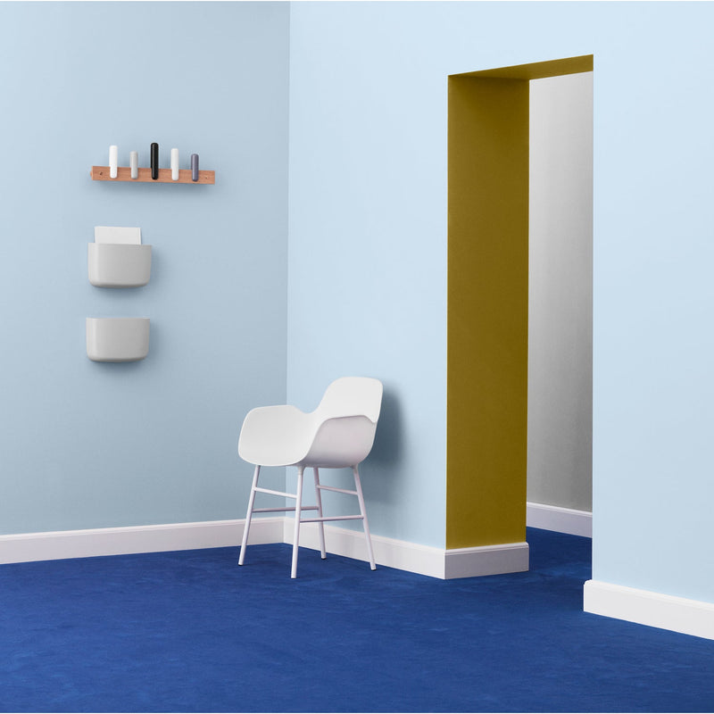 Form Armchair - Normann Copenhagen - Chairs - Black - Lacquered Steel - HORNE