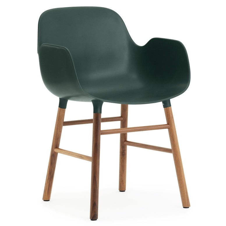 Form Armchair - Normann Copenhagen - Chairs - Black - Lacquered Steel - HORNE