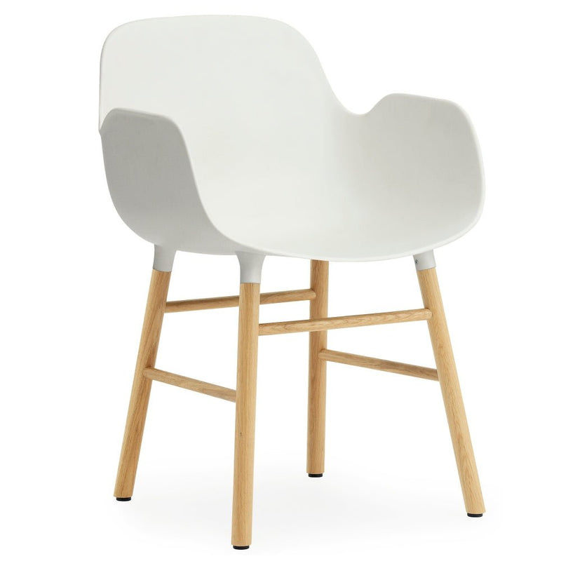 Form Armchair - Normann Copenhagen - Chairs - Black - Lacquered Steel - HORNE