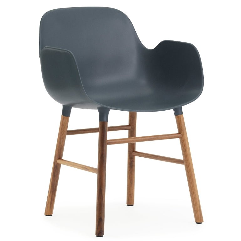 Form Armchair - Normann Copenhagen - Chairs - Black - Lacquered Steel - HORNE