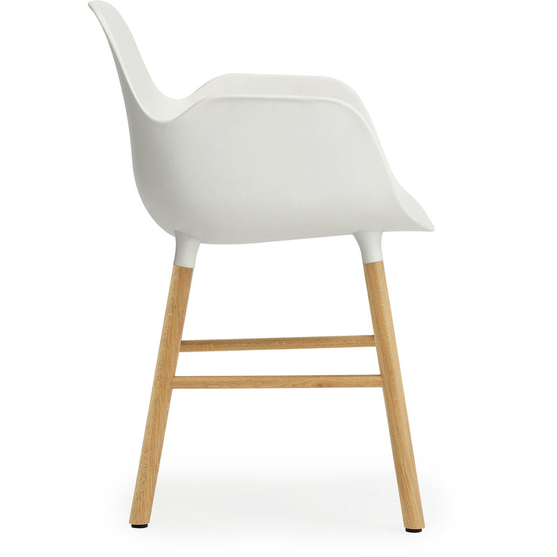 Form Armchair - Normann Copenhagen - Chairs - Black - Lacquered Steel - HORNE