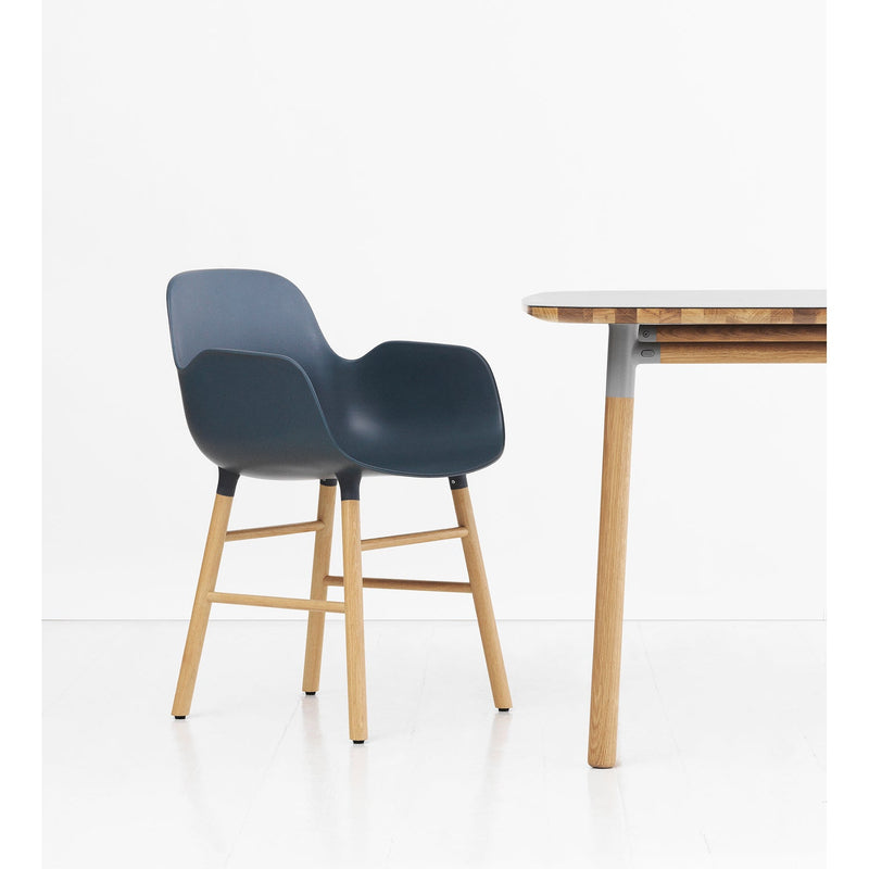 Form Armchair - Normann Copenhagen - Chairs - Black - Lacquered Steel - HORNE