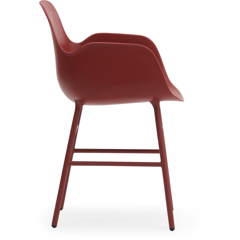 Form Armchair - Normann Copenhagen - Chairs - Black - Lacquered Steel - HORNE