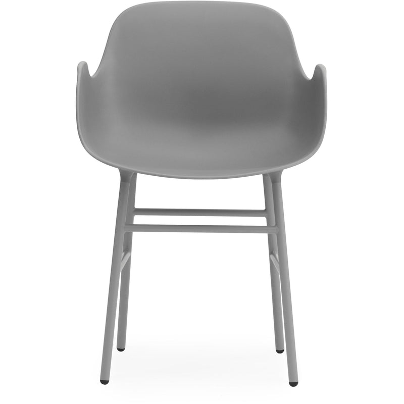 Form Armchair - Normann Copenhagen - Chairs - Black - Lacquered Steel - HORNE