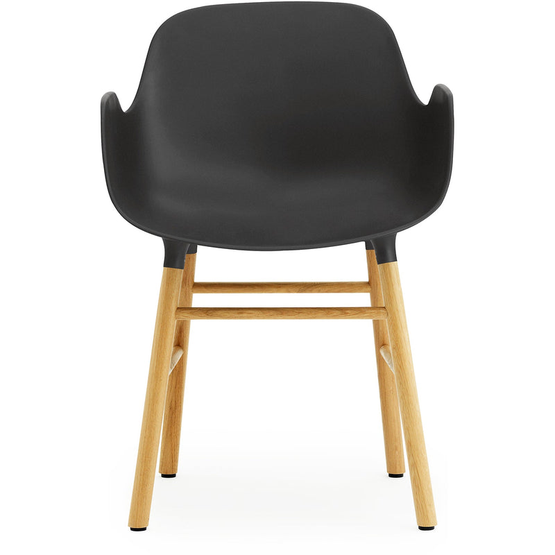 Form Armchair - Normann Copenhagen - Chairs - Black - Lacquered Steel - HORNE