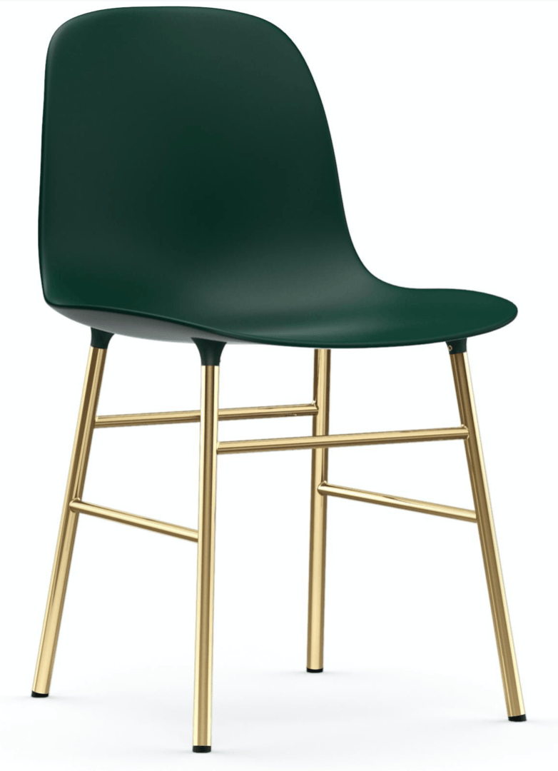 Form Chair - Brass - Normann Copenhagen - Chairs - Red - HORNE
