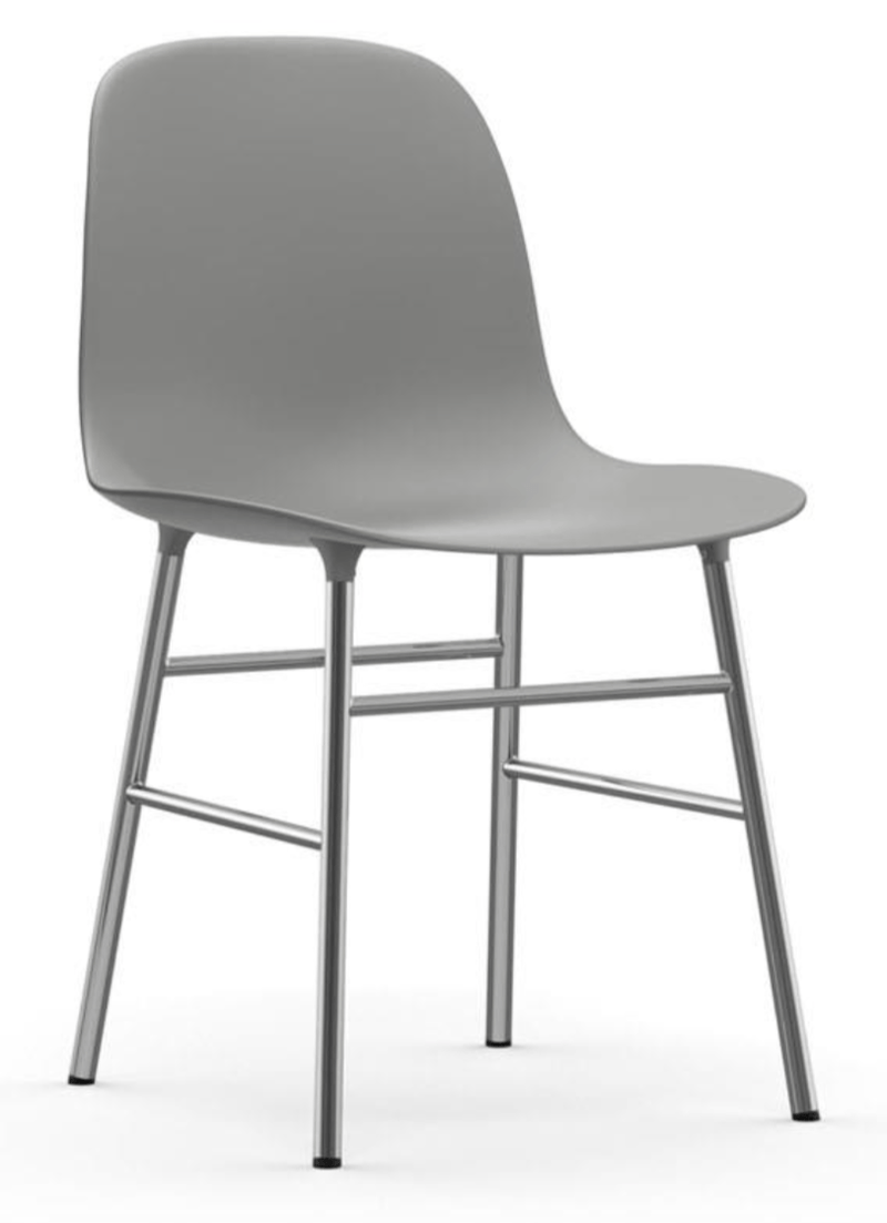 Form Chair - Chrome - Normann Copenhagen - Chairs - Blue - HORNE