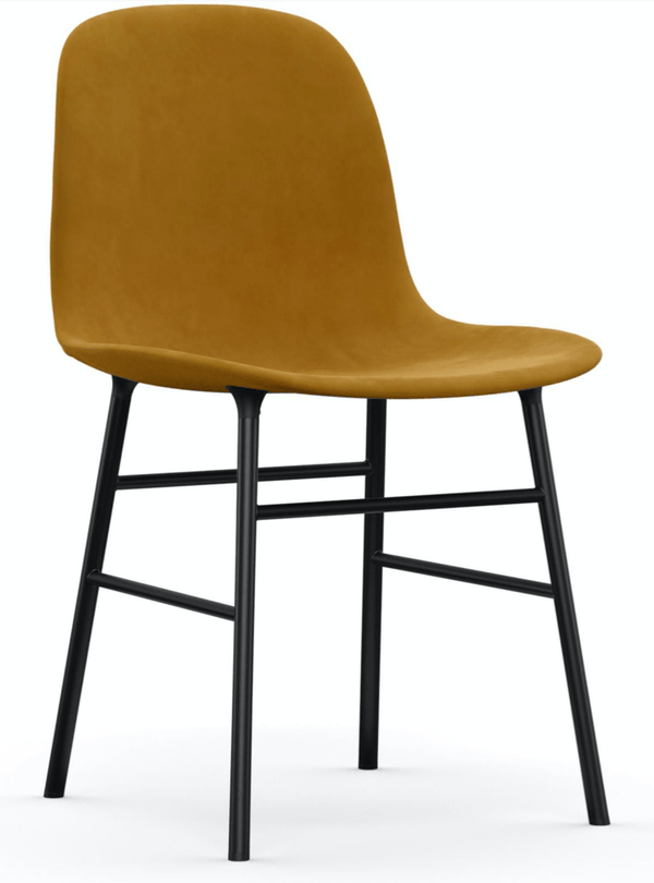 Form Chair Fully Upholstered - Lacquered Steel