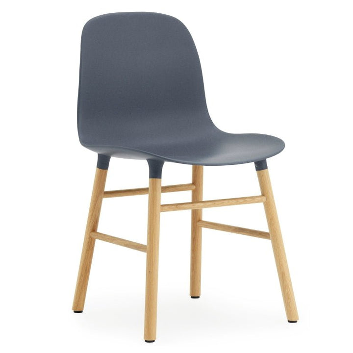 Form Chair - Wood - Normann Copenhagen - Chairs - Blue - Oak - HORNE