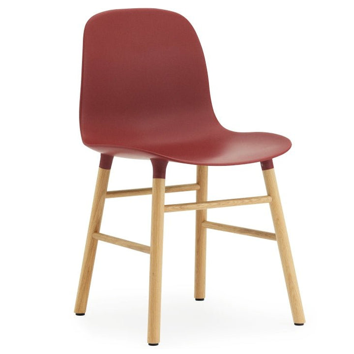 Form Chair - Wood - Normann Copenhagen - Chairs - Red - Oak - HORNE