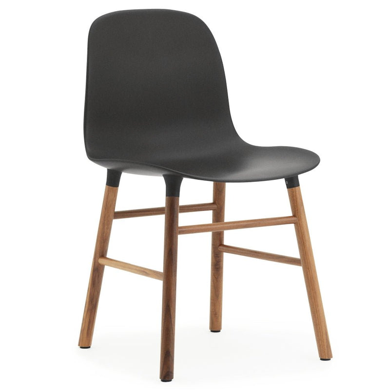 Form Chair - Wood - Normann Copenhagen - Chairs - Black - Walnut - HORNE