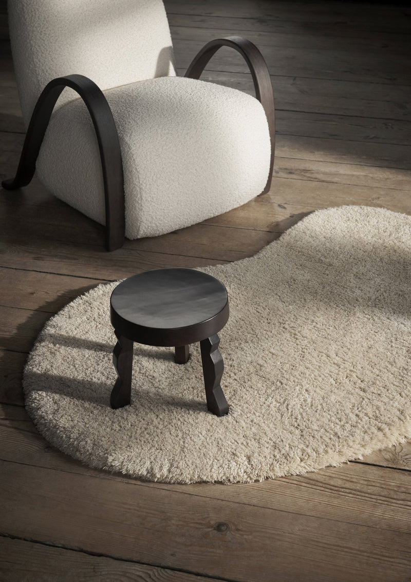 Forma Wool Rug - Ferm Living  Rugs - Small - Ash Brown - HORNE