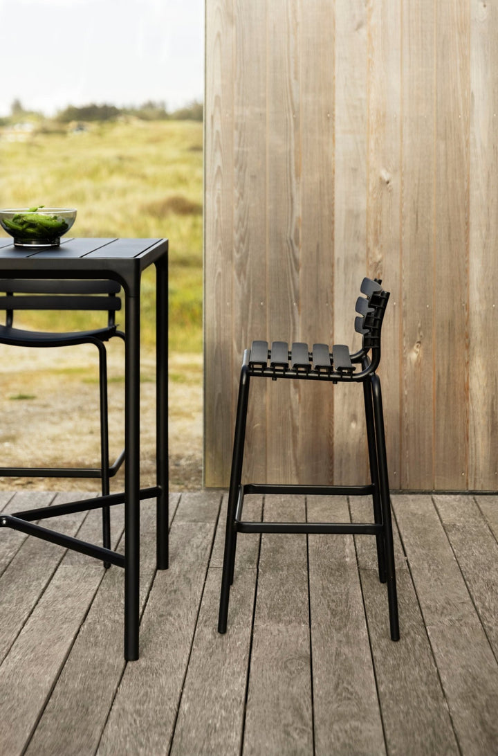 FOUR Bar Table - HOUE - Outdoor Furniture - 35.4" x 63" - Aluminum - HORNE