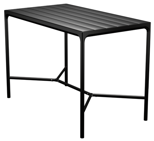 FOUR Bar Table - HOUE - Outdoor Furniture - 35.4" x 63" - Aluminum - HORNE