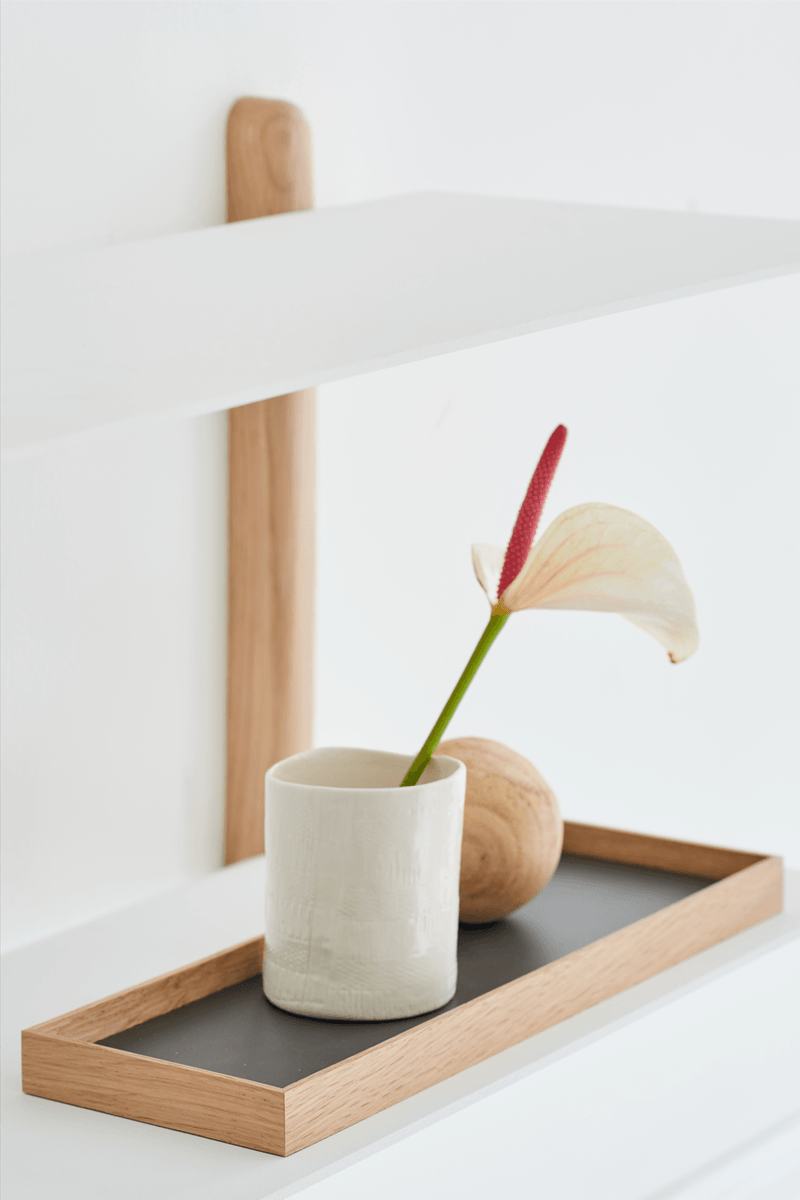 Frame Oak Tray - Gejst - Storage + Organization - Grey - Small - HORNE