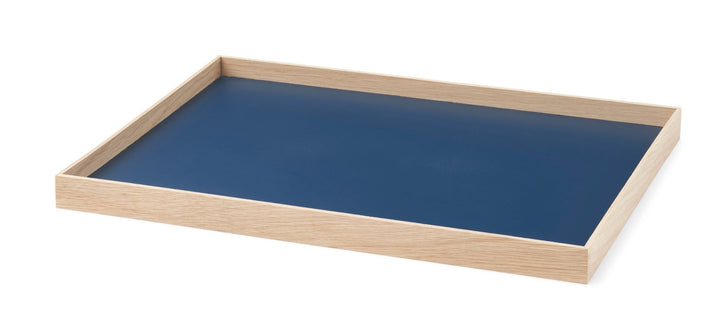 Frame Oak Tray - Gejst - Storage + Organization - Blue - Medium - HORNE