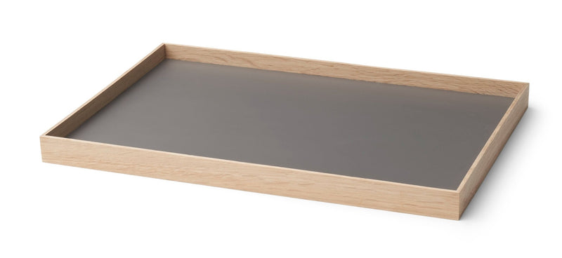 Frame Oak Tray - Gejst - Storage + Organization - Grey - Small - HORNE