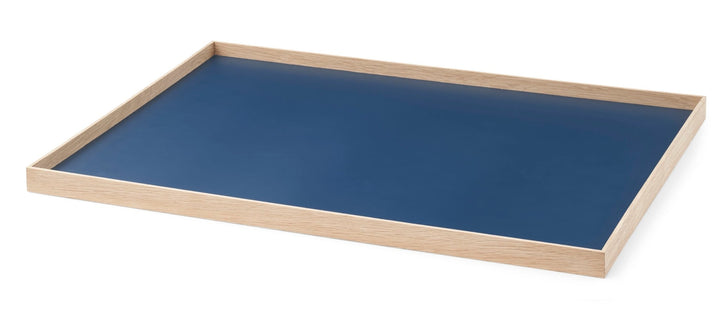 Frame Oak Tray - Gejst - Storage + Organization - Blue - Large - HORNE