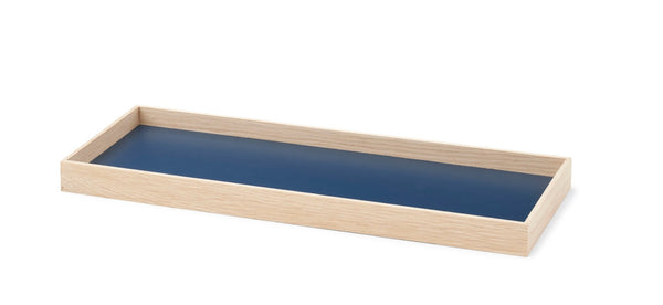 Frame Oak Tray - Gejst - Storage + Organization - Blue - Small - HORNE