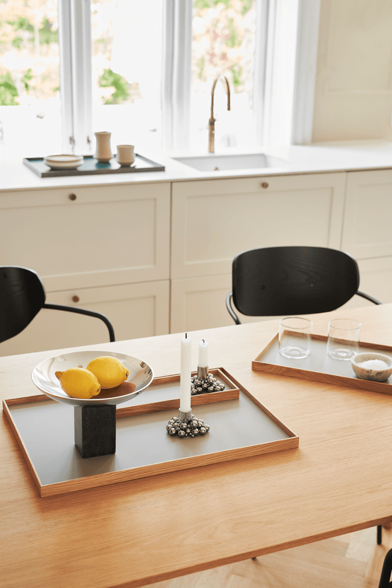 Frame Oak Tray - Gejst - Storage + Organization - Grey - Small - HORNE