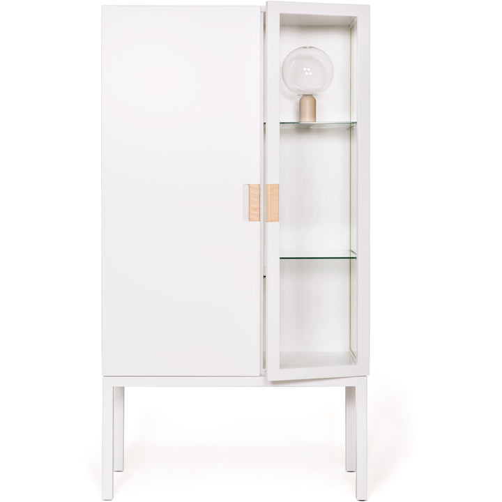 Frame Semi Cabinet - Asplund - Sideboards + Cabinets - White - 15 - Natural - HORNE
