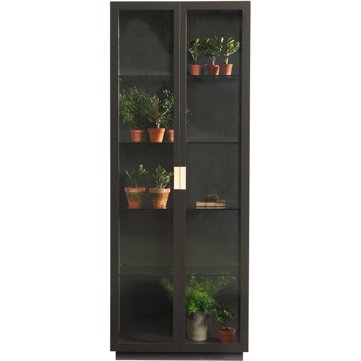 Frame XL Cabinet - Asplund - Sideboards + Cabinets - White - 15 - Natural Leather - HORNE