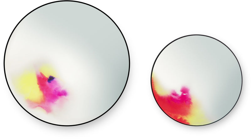 Francis Wall Mirror - Petite Friture - Mirrors - Small - Pink Watercolor - HORNE