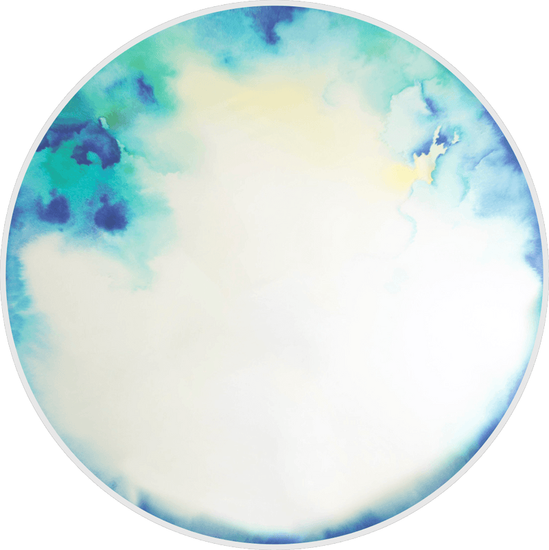 Francis Wall Mirror - Extra Large - Petite Friture - Mirrors - Blue - Violet Watercolor - HORNE