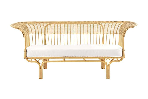 Franco Albini Belladonna Sofa - Exterior - Sika Design - Outdoor Furniture - Natural - Tempotest White Canvas - HORNE