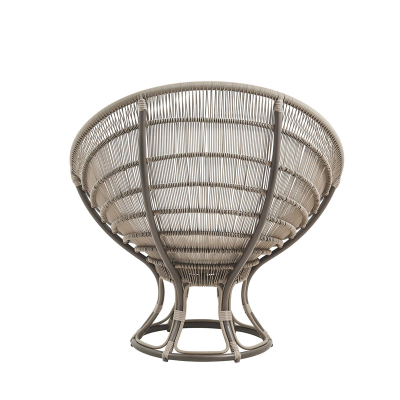 Franco Albini Luna Sun Chair - Exterior - Sika Design - Outdoor Furniture - Dove White - Tempotest White Canvas - HORNE