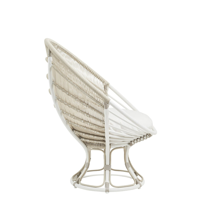 Franco Albini Luna Sun Chair - Exterior - Sika Design - Outdoor Furniture - Natural - Sunbrella Sailcloth Seagull - HORNE