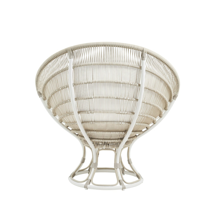 Franco Albini Luna Sun Chair - Exterior - Sika Design - Outdoor Furniture - Natural - Sunbrella Sailcloth Seagull - HORNE