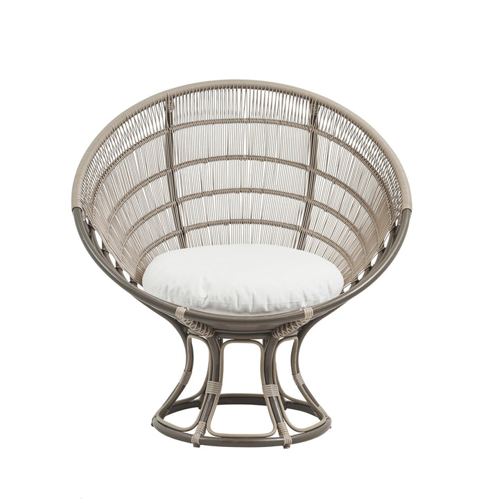 Franco Albini Luna Sun Chair - Exterior - Sika Design - Outdoor Furniture - Natural - Sunbrella Sailcloth Seagull - HORNE