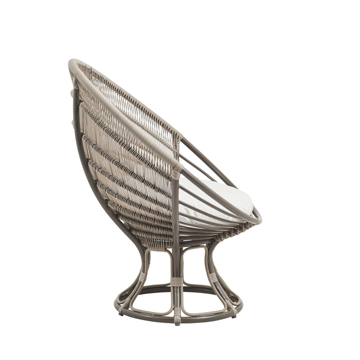 Franco Albini Luna Sun Chair - Exterior - Sika Design - Outdoor Furniture - Natural - Sunbrella Sailcloth Seagull - HORNE