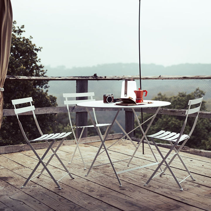 French Bistro Folding Chair - Set of 2 - Fermob - Outdoor Furniture - Willow Green - HORNE