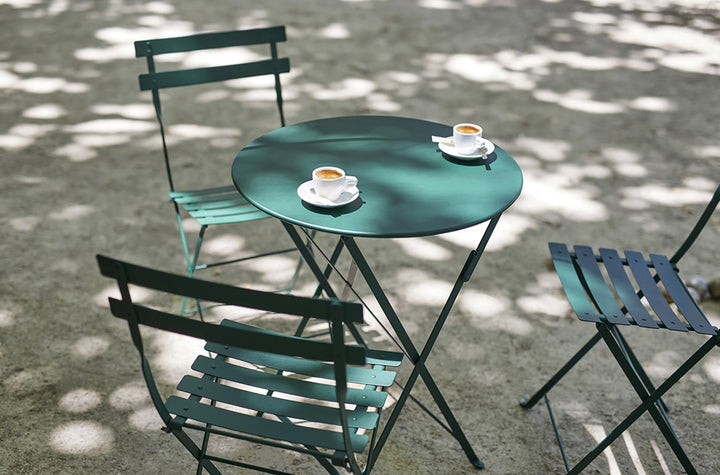 French Bistro Folding Chair - Set of 2 - Fermob - Outdoor Furniture - Willow Green - HORNE