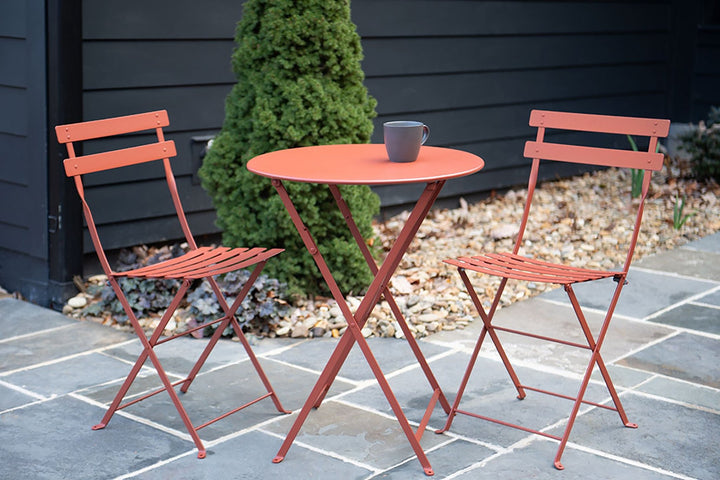 French Bistro Folding Chair - Set of 2 - Fermob - Outdoor Furniture - Willow Green - HORNE